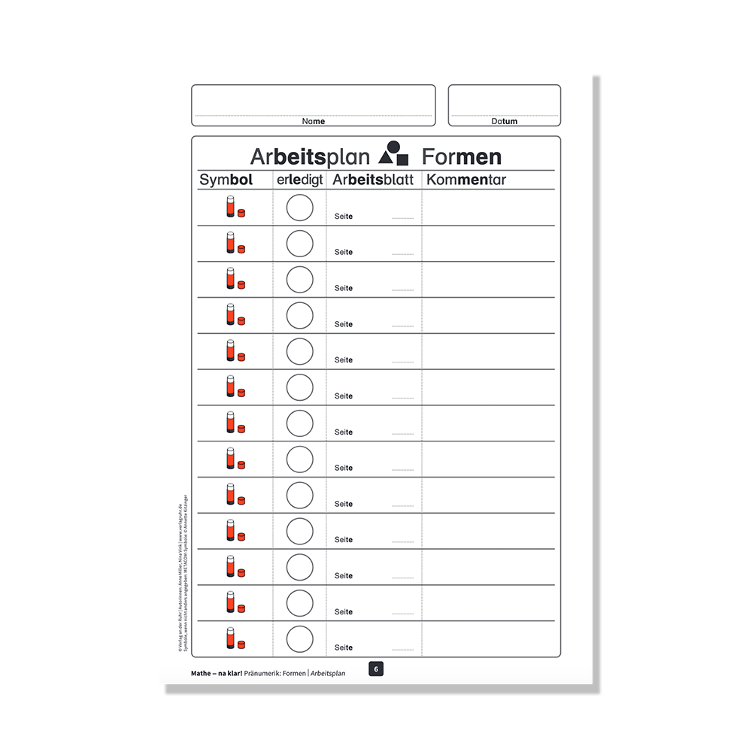 Mathe - na klar! Pränumerik: Formen - 4