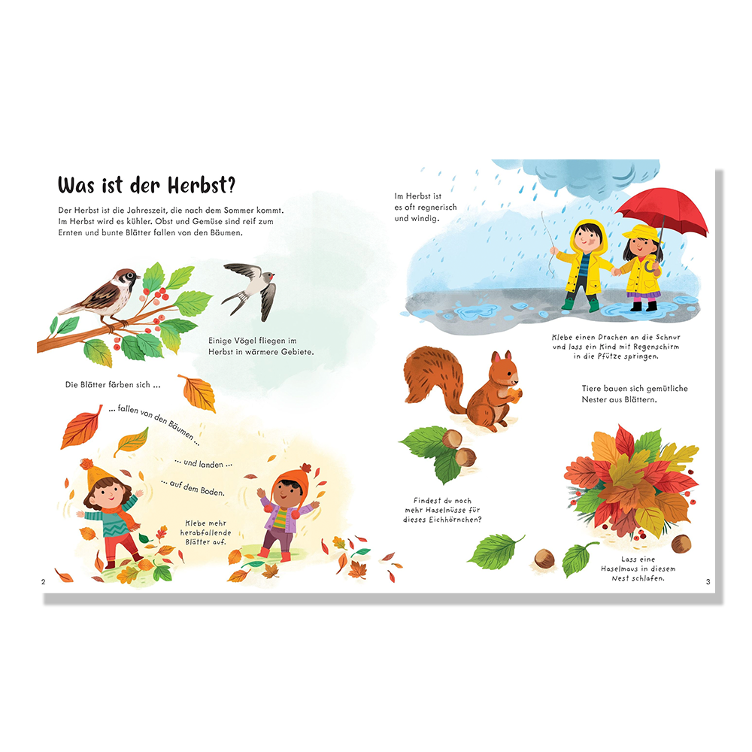 Mein erstes Stickerbuch: Bunter Herbst - 0