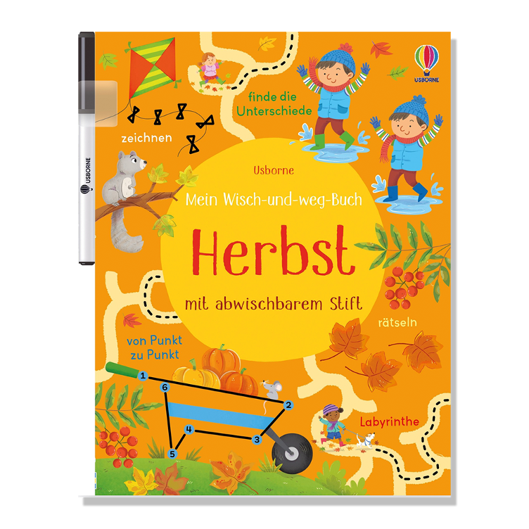 Mein Wisch-und-weg-Buch: Herbst