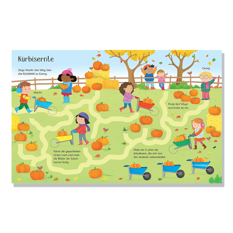 Mein Wisch-und-weg-Buch: Herbst - 1