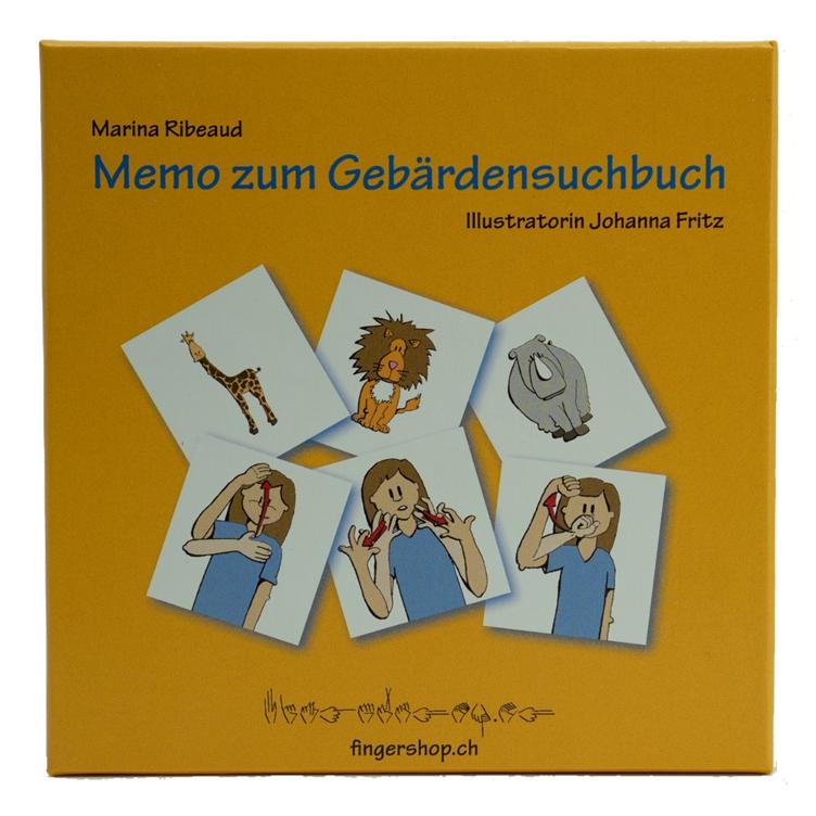 Memo Tiere mit Gebärden