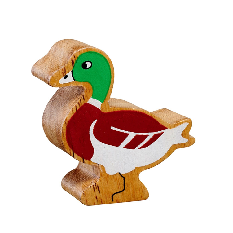 Holztier Ente