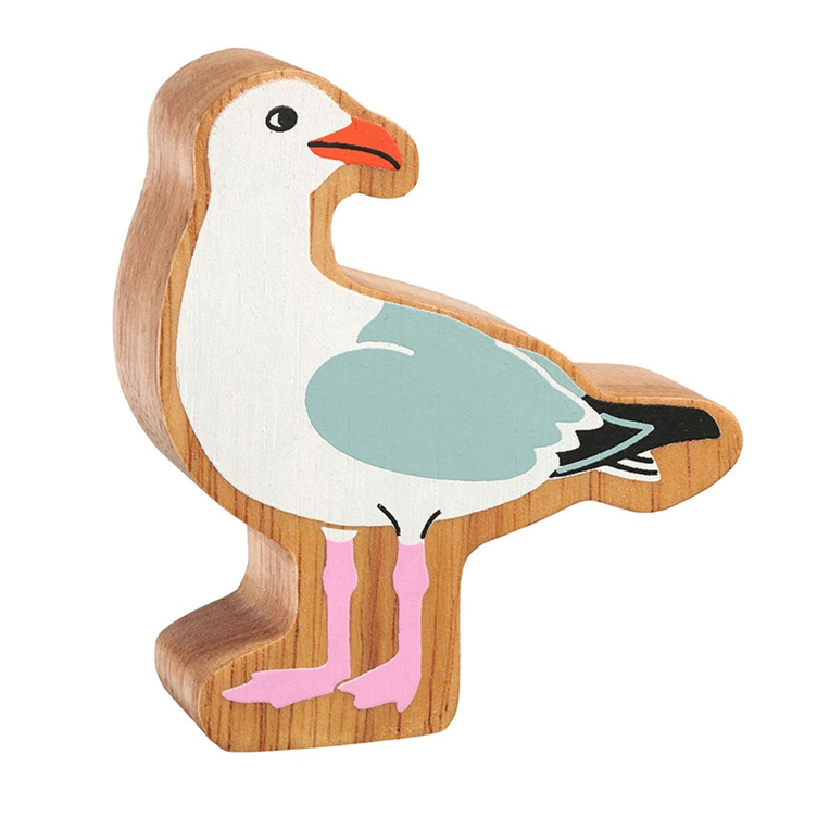 Holztier Möwe