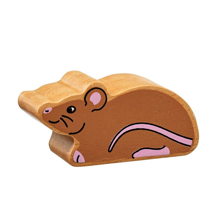 Holztier Maus