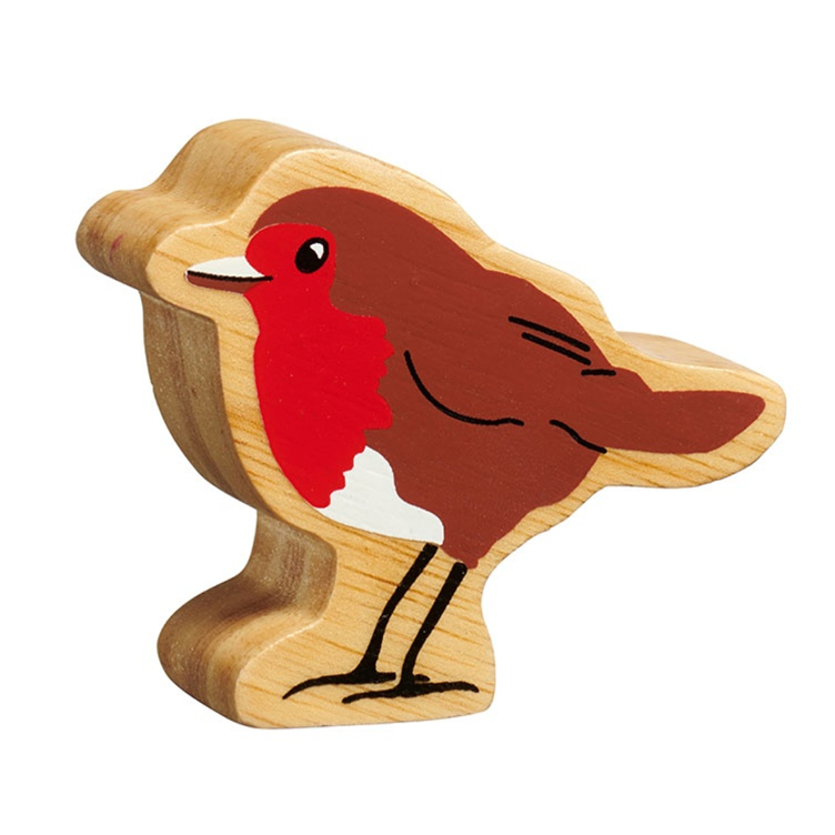 Holztier Rotkehlchen