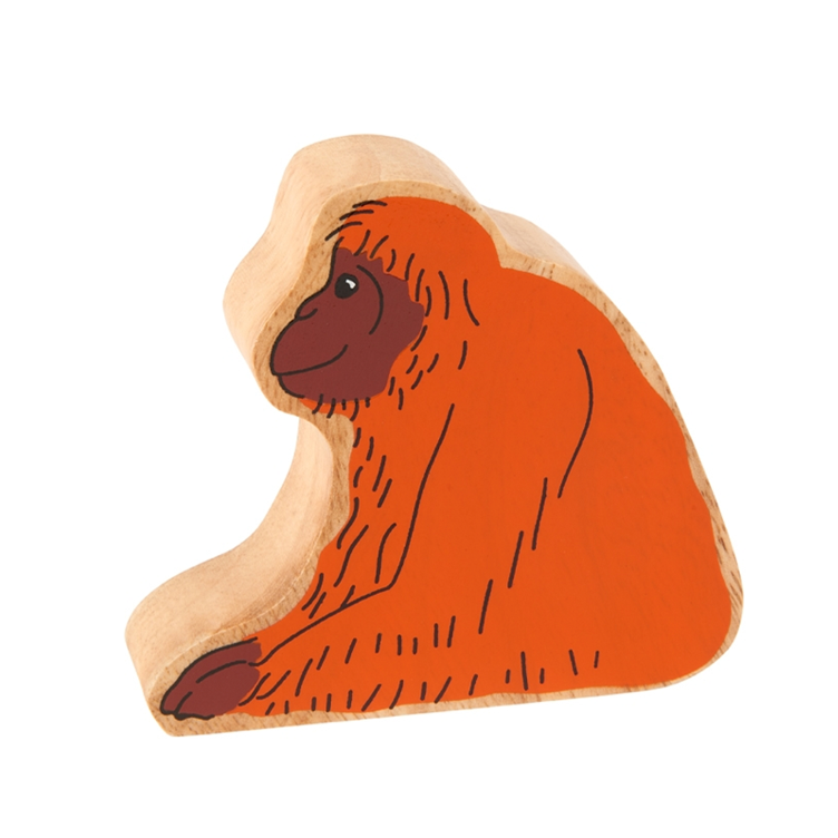 Holztier Orang-Utan