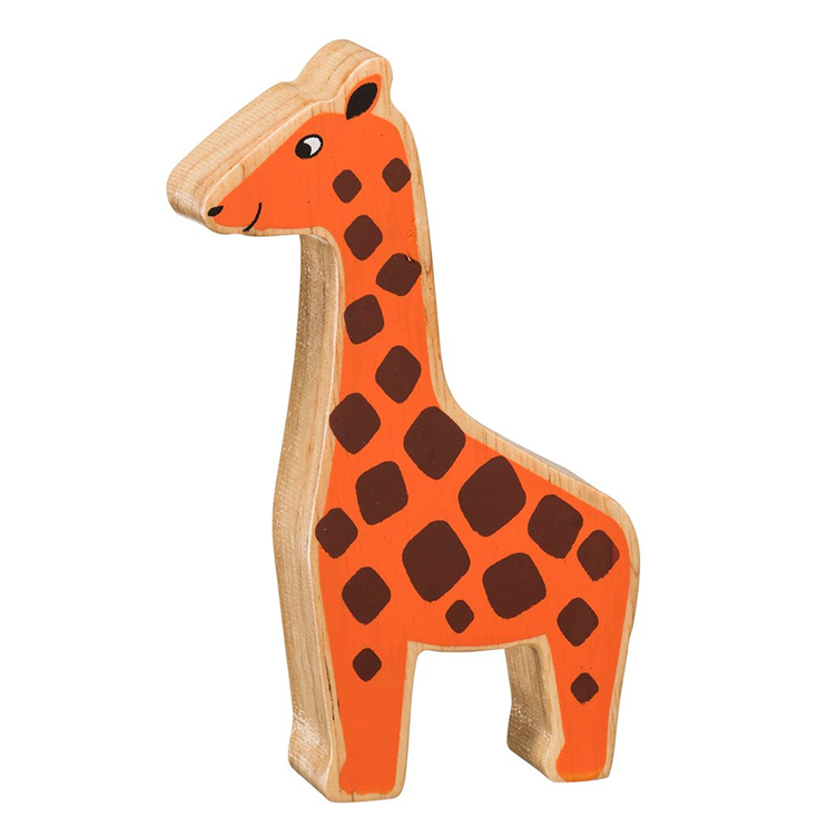 Holztier Giraffe
