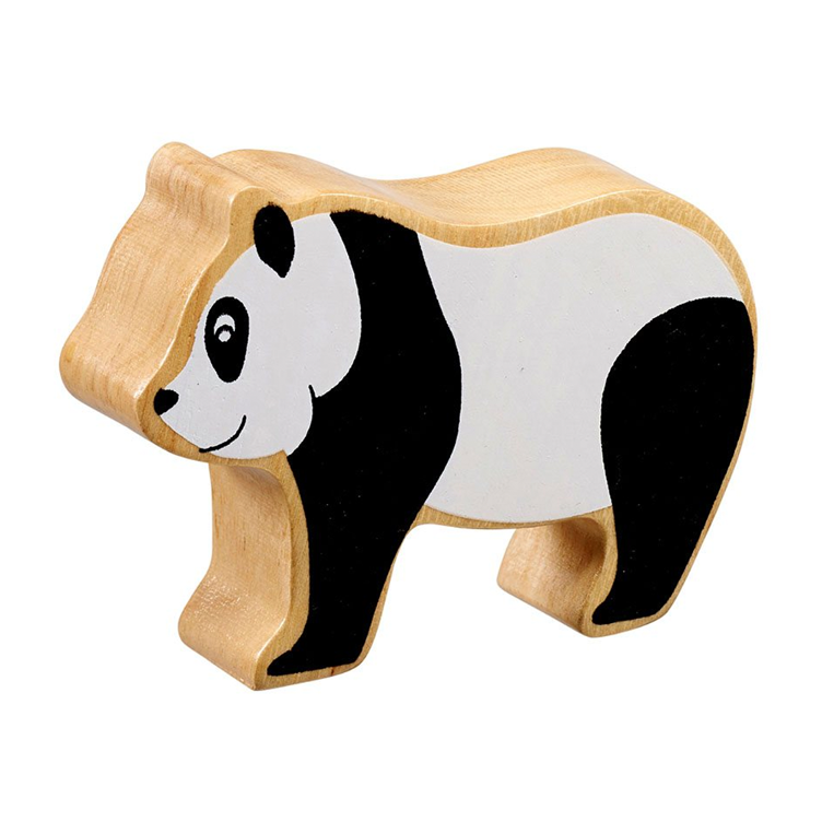 Holztier Panda
