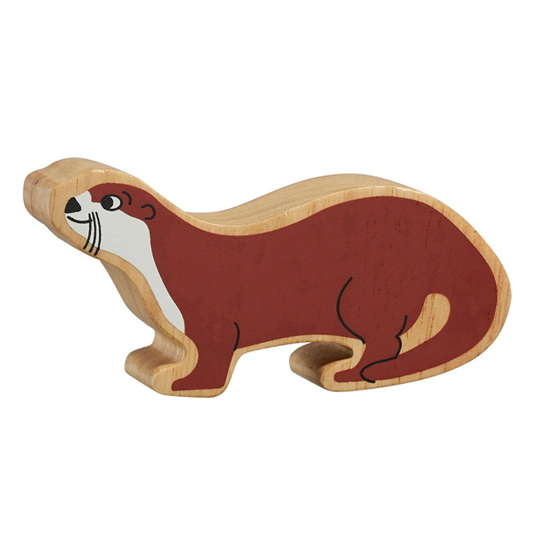 Holztier Otter