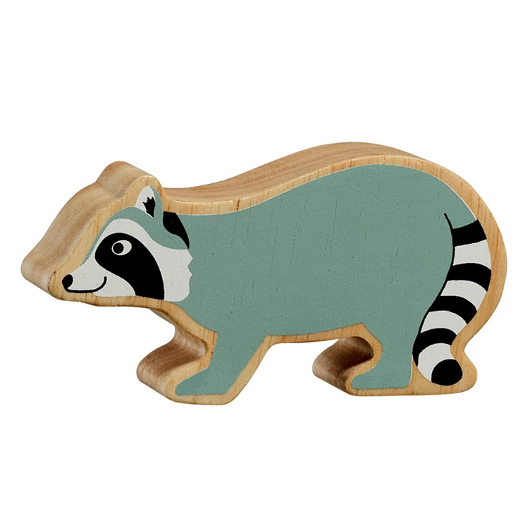 Holztier Waschbär
