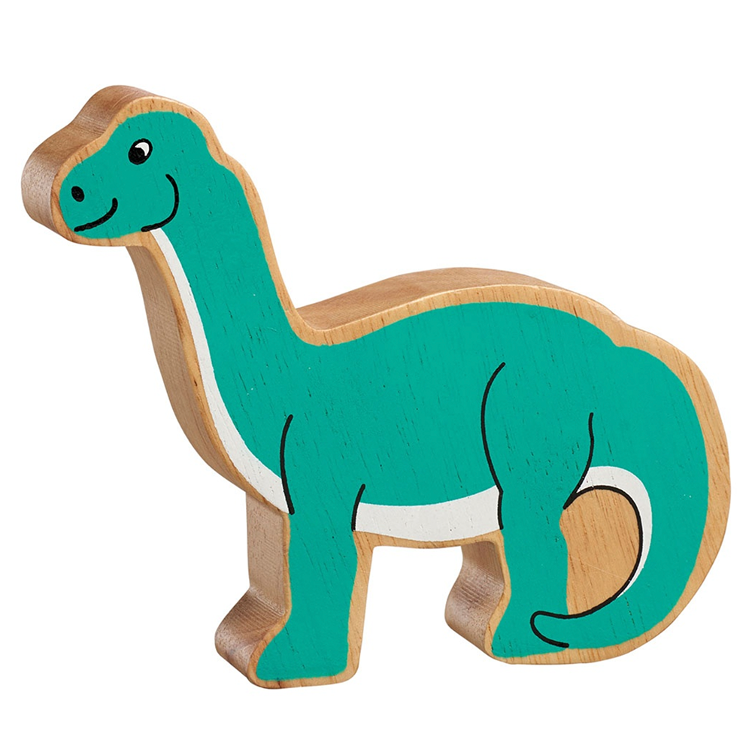 Holztier Dino Diplodocus