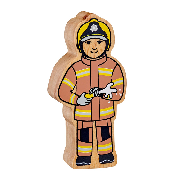 Holzfigur Feuerwehr