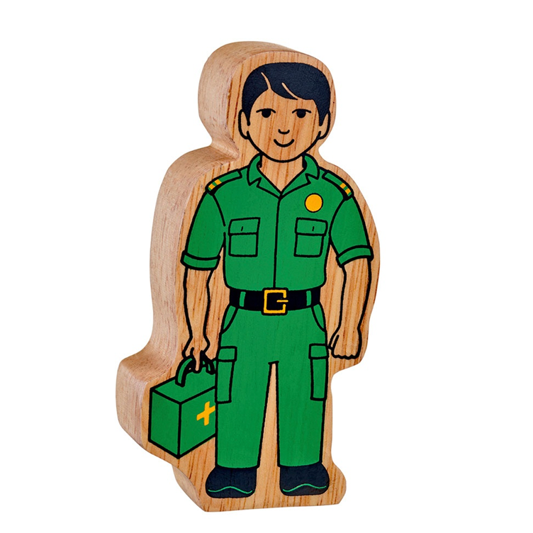Holzfigur Sanitäter*in