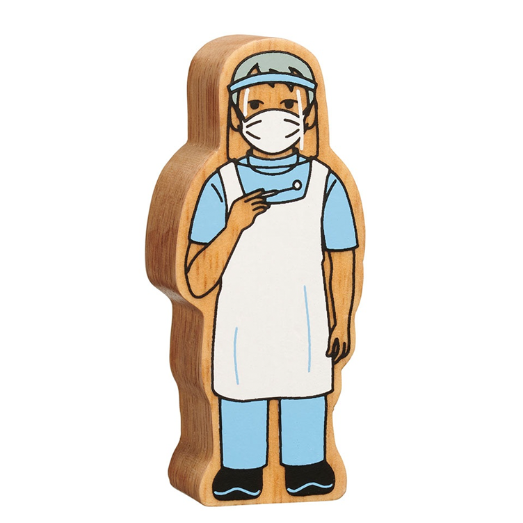 Holzfigur Zahnärzt*in