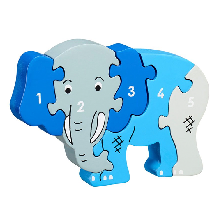 1-5 Puzzle Elefant