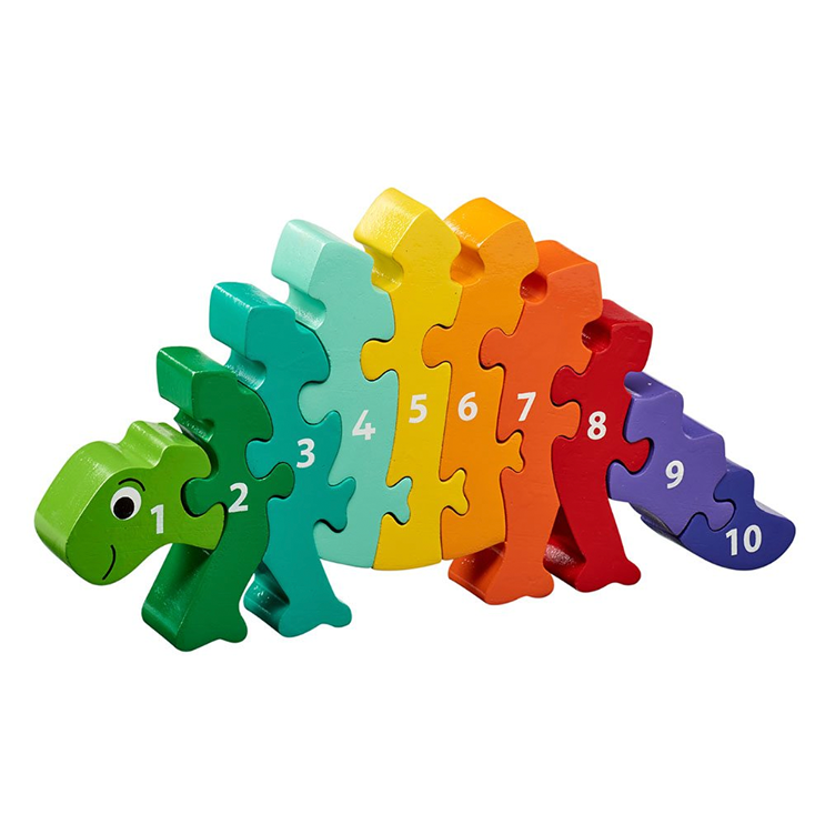 1-10 Puzzle Dinosaurier