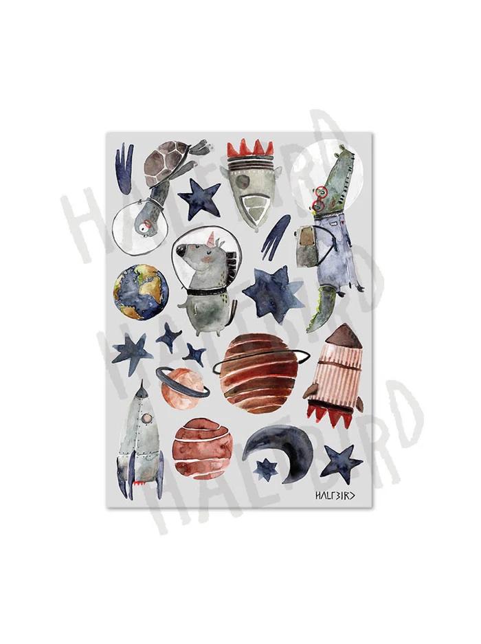 Reflektierende Aufkleber Weltraum - 0