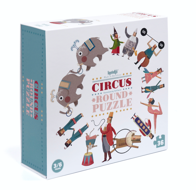 Rundes Puzzle Zirkus - 3