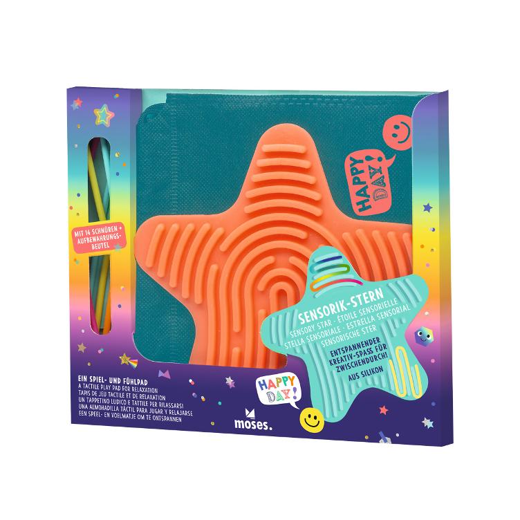 Sensorik-Stern mit Silikonschnüren