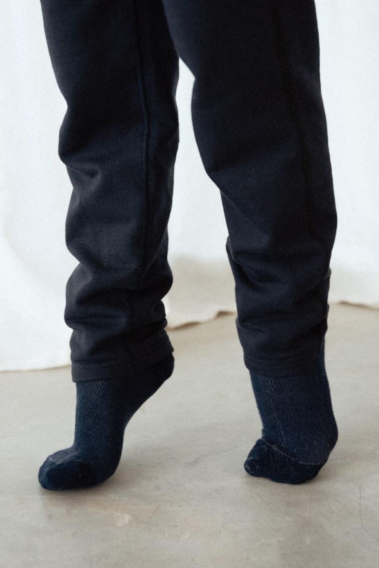 Socken reizarm in blau - 3