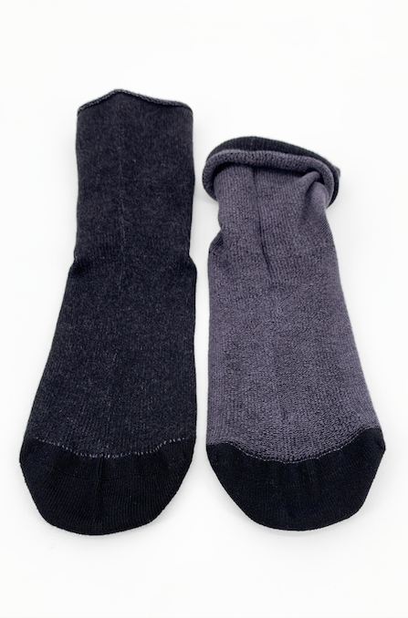 Socken reizarm in blau - 0