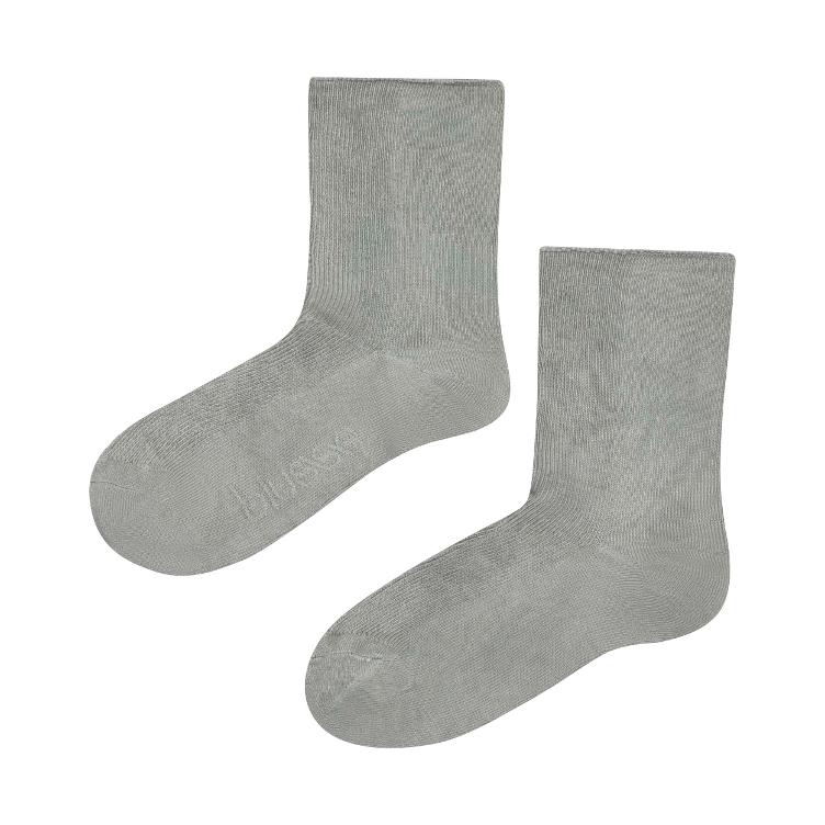 Socken reizarm in grau - 0