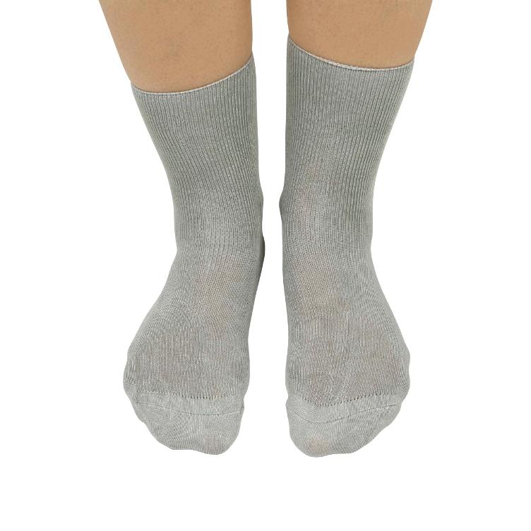 Socken reizarm in grau - 6