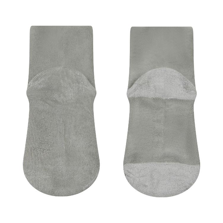 Socken reizarm in grau - 1