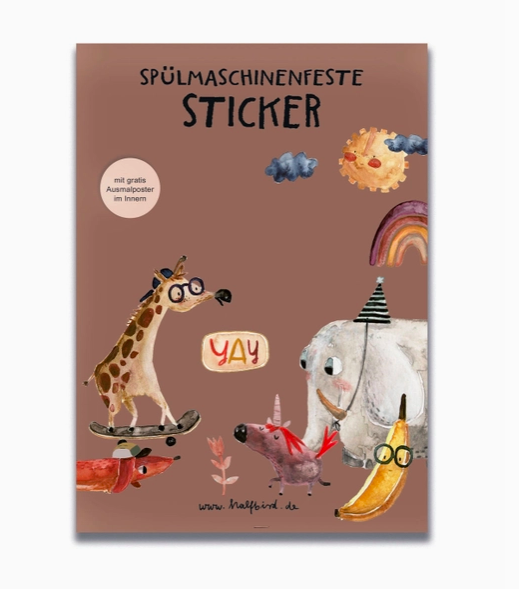 Spülmaschinenfeste Sticker Allerlei