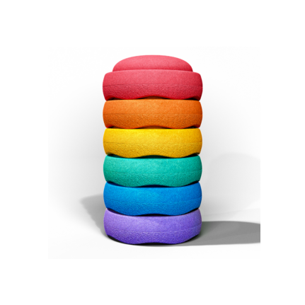 Stapelstein Set Rainbow classic 6 Stück