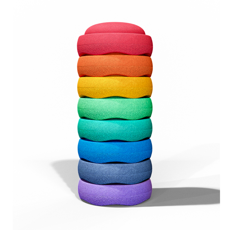 Stapelstein Set Rainbow classic 8 Stück