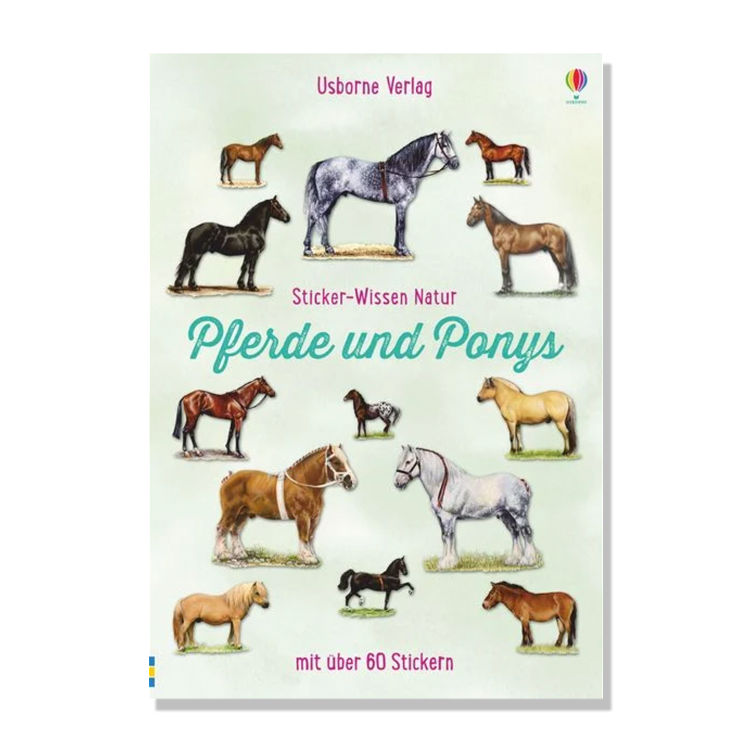 Sticker-Wissen Natur: Pferde und Ponys