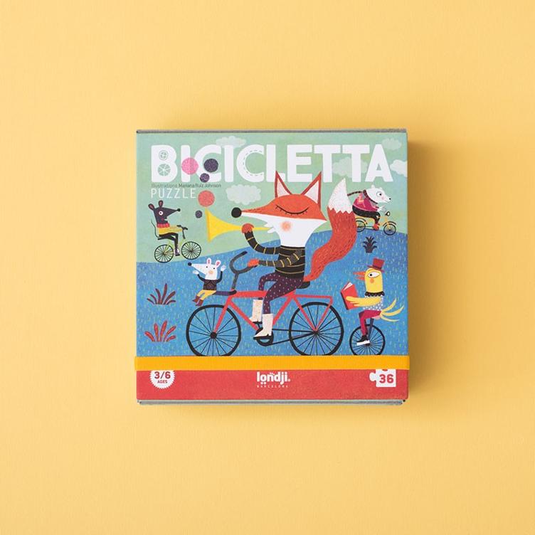 Taschenformat Puzzle Fahrrad