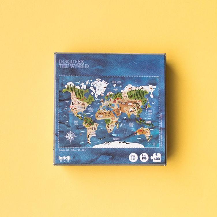 Taschenformat Puzzle Welt - 2