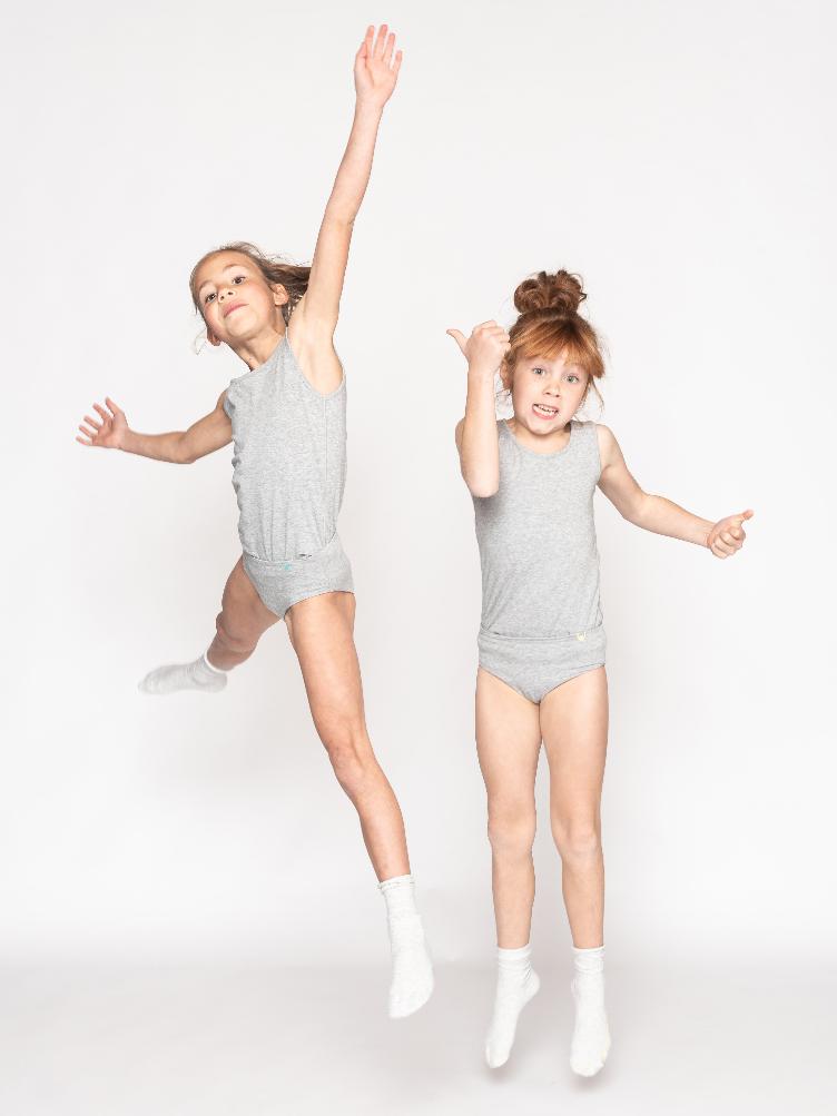 Unterhosenslip nahtlos grau