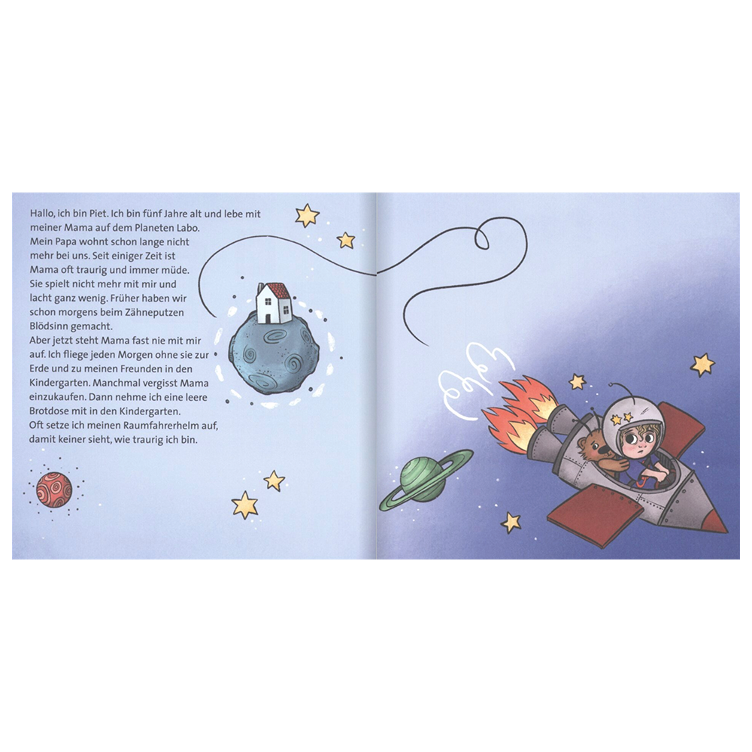 Von Piet, Planeten und Pflegefamilien - Ein Kinderfachbuch über Bereitschaftspflege - 5