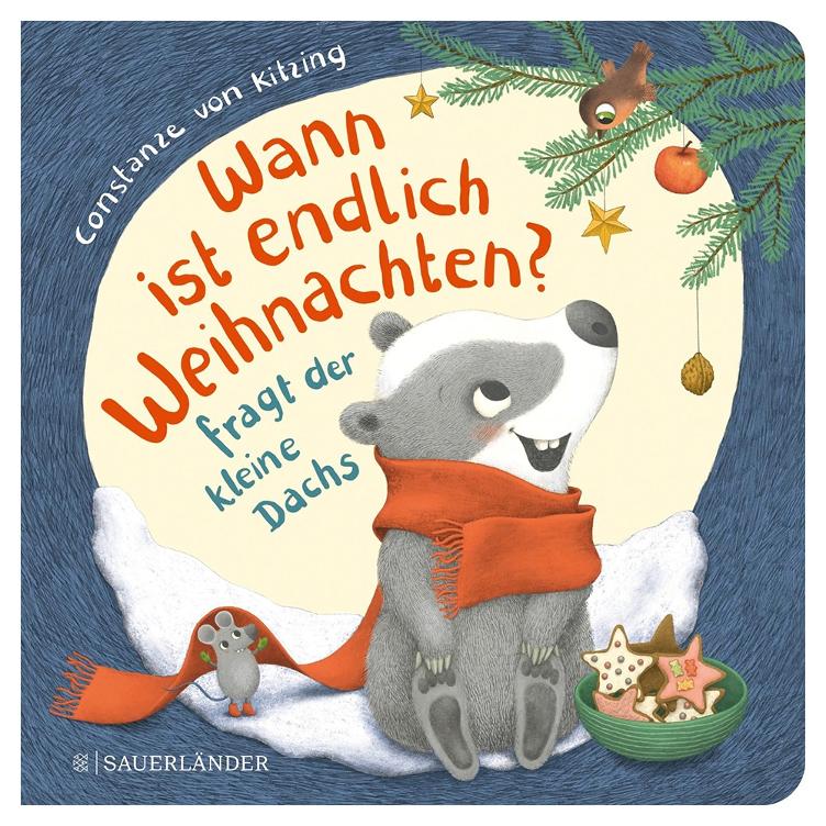 `Wann ist endlich Weihnachten?`, fragt der kleine Dachs