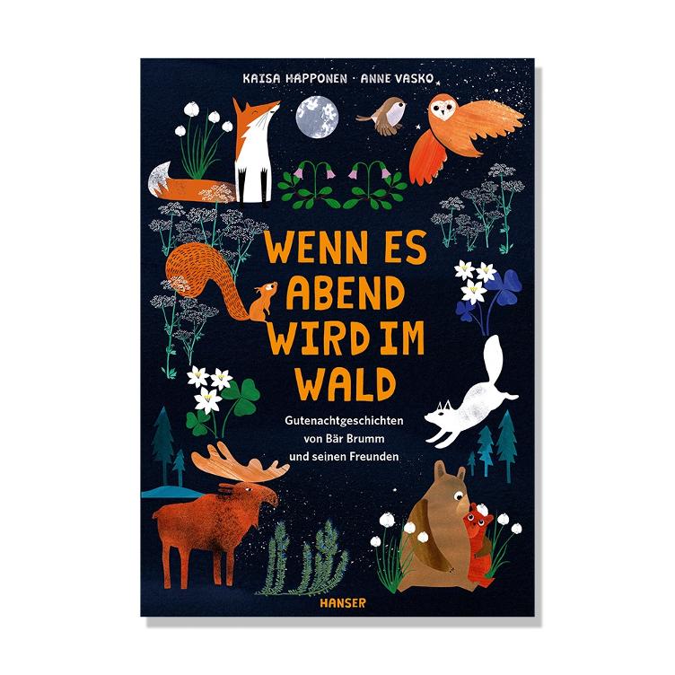 Wenn es Abend wird im Wald