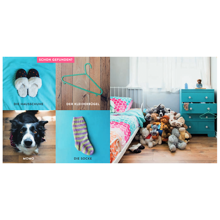 Wo ist Momo? Ein Such- und Findebuch mit Hund - 1