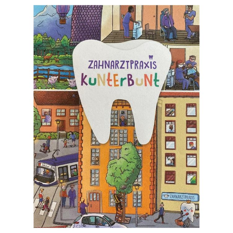 Zahnarztpraxis Kunterbunt - Wimmelbuch