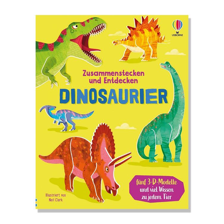 Zusammenstecken und Entdecken: Dinosaurier